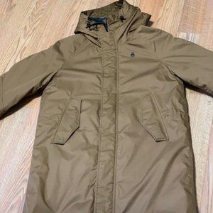 G-STAR RAW BROWN  MEN'S STRETT PARKA , SIZE MEDIUM